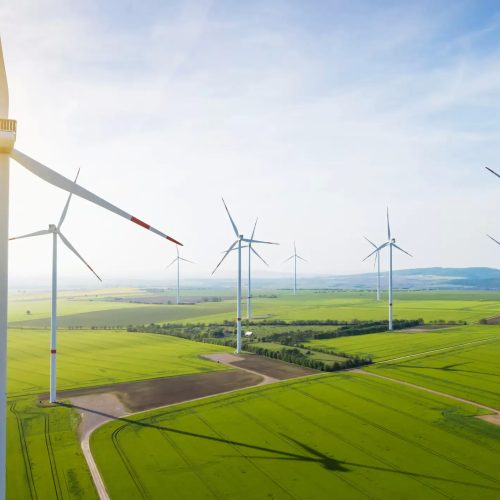 Windpark erneuerbare energie